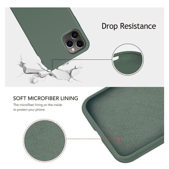 iPhone 11 Pro Case Liquid Silicone Case for iPhone 11 Pro 5.8 Inch. Slim - Picture 8 of 9